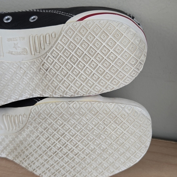 Converse Low Top Leather Slim Limited Edition Deluxe Black Sneakers Shoes CTAS 8 - Picture 13 of 16